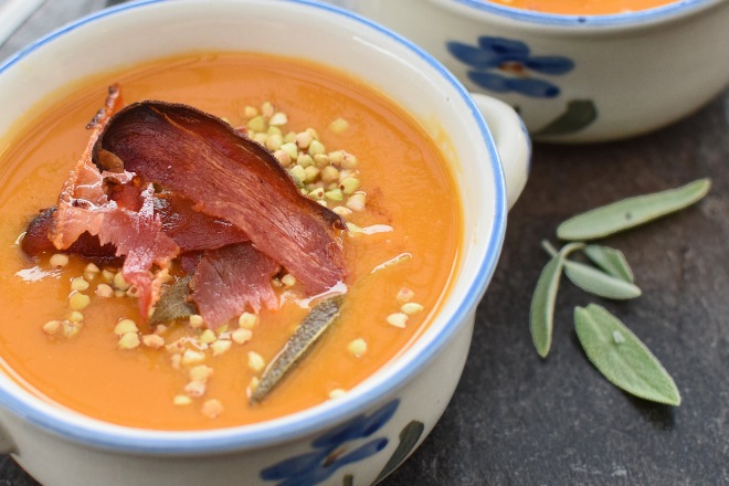Sweet Potato, Miso and Sage Soup, from Simplicious